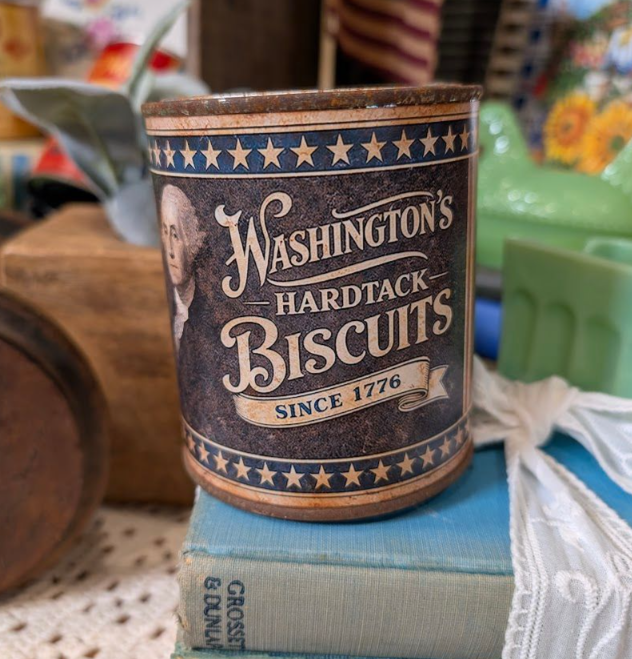 Assorted Americana Rusted Tin Can