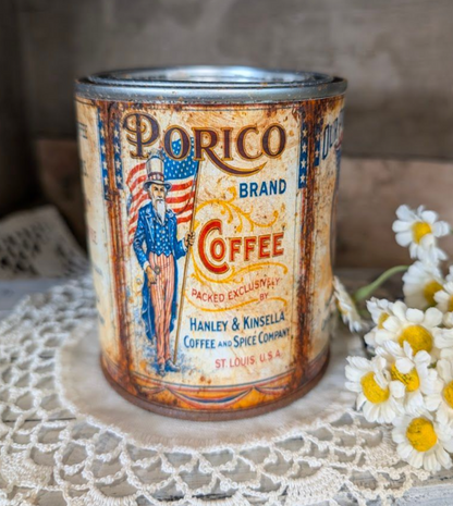 Assorted Americana Rusted Tin Can
