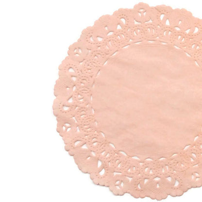 MELON PEACH Paper Doilies | 4" 10" 12" Sizes | Peach Lace Doilies, Peach Chargers, Peach Doily, Peach Centerpiece