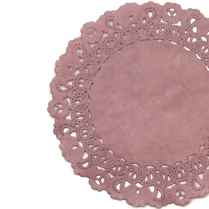 Paper Doilies QUARTZ PINK | 5" 6" 8" 10" 12" | Pink Paper Doilies, Mauve Paper Doilies, Dusty Pink Chargers, Dusty Pink Doilies