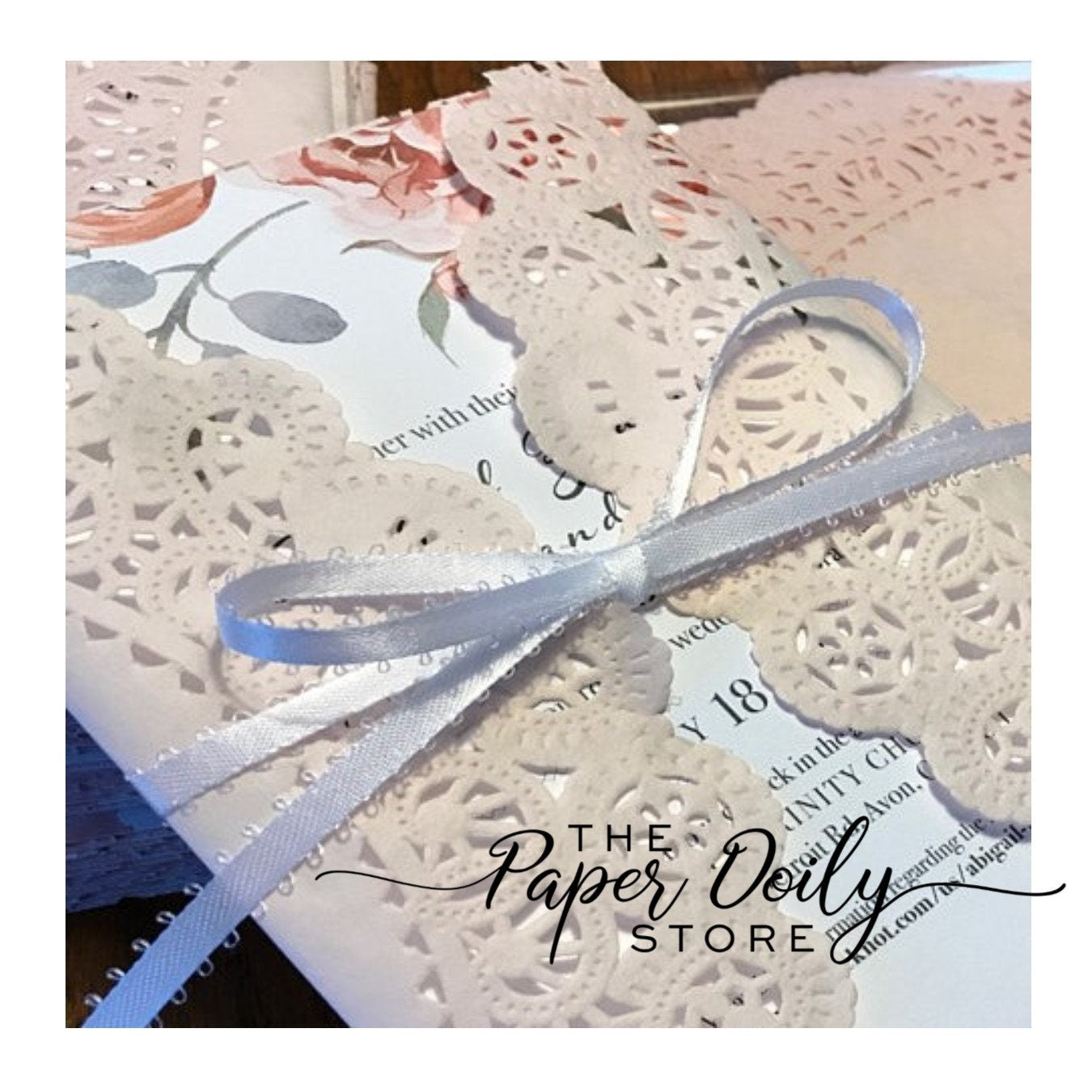 BUBBLE GUM PINK Paper Doilies Normandy | 6" 8" 10" Sizes | Pink Paper Doily, Pink Doily, Pink Chargers, Pink Baby Decor
