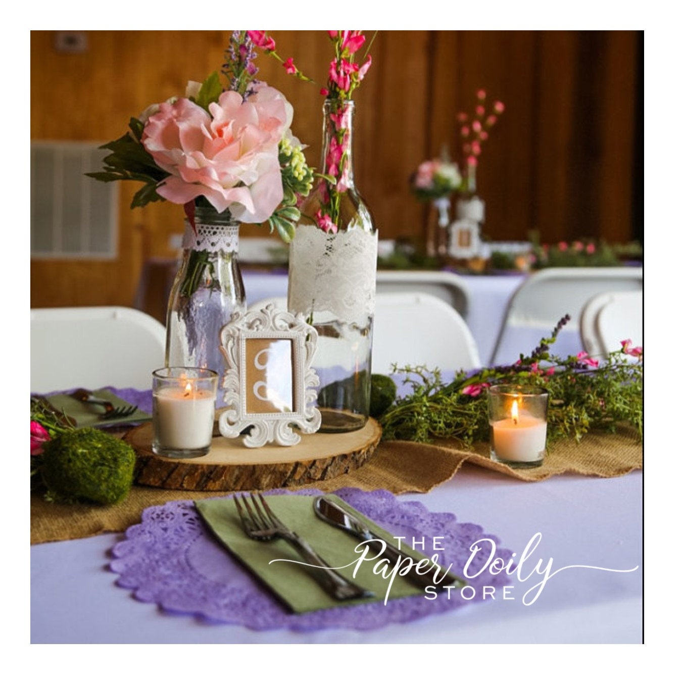 15 - 4" COTTON CANDY PINK Paper Doilies Normandy| Pink Paper Doily, Pink Doily, Pink Chargers, Pink Placemats