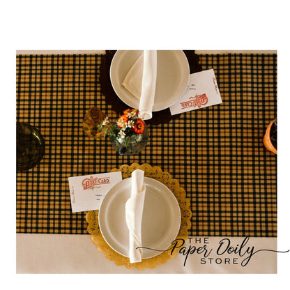 TERRA COTTA Paper Doilies | 4" 5" 6" 8" 10" Sizes | Rust Round Paper Doily, Copper Paper Doilies, Rust Orange Charger Doily