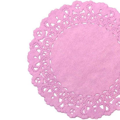 25 - 12" BARELY MAUVE Normandy Lace Doilies | Light Purple Doily, Plum Doily, Pink Doily, Mauve Placemats