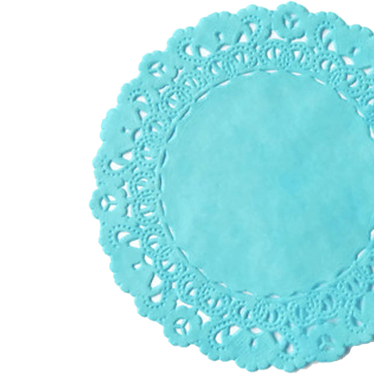 10 - 10" MOUNTAIN LAKE BLUE Paper Lace Doilies | Light Blue Paper Doily, Blue Chargers, Blue Placemats