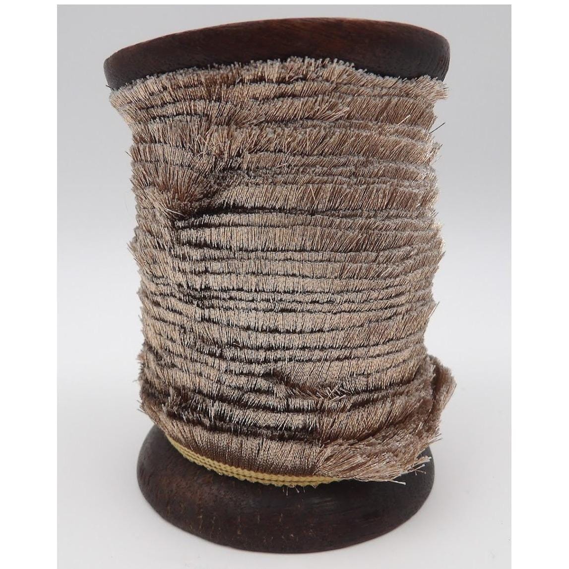Martha Stewart CHAMPAGNE GOLD METALLIC Decorative Ribbon Fringe 10 Yards