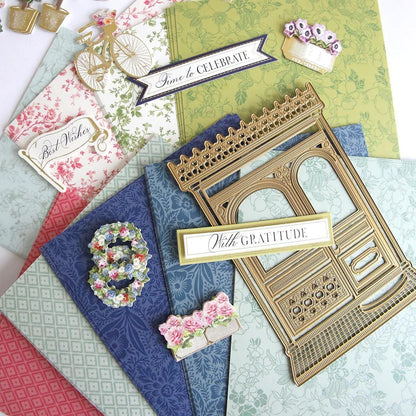 Anna Griffin FLOWER SHOP Easel Finishing School Card Kit - Brand New! #302