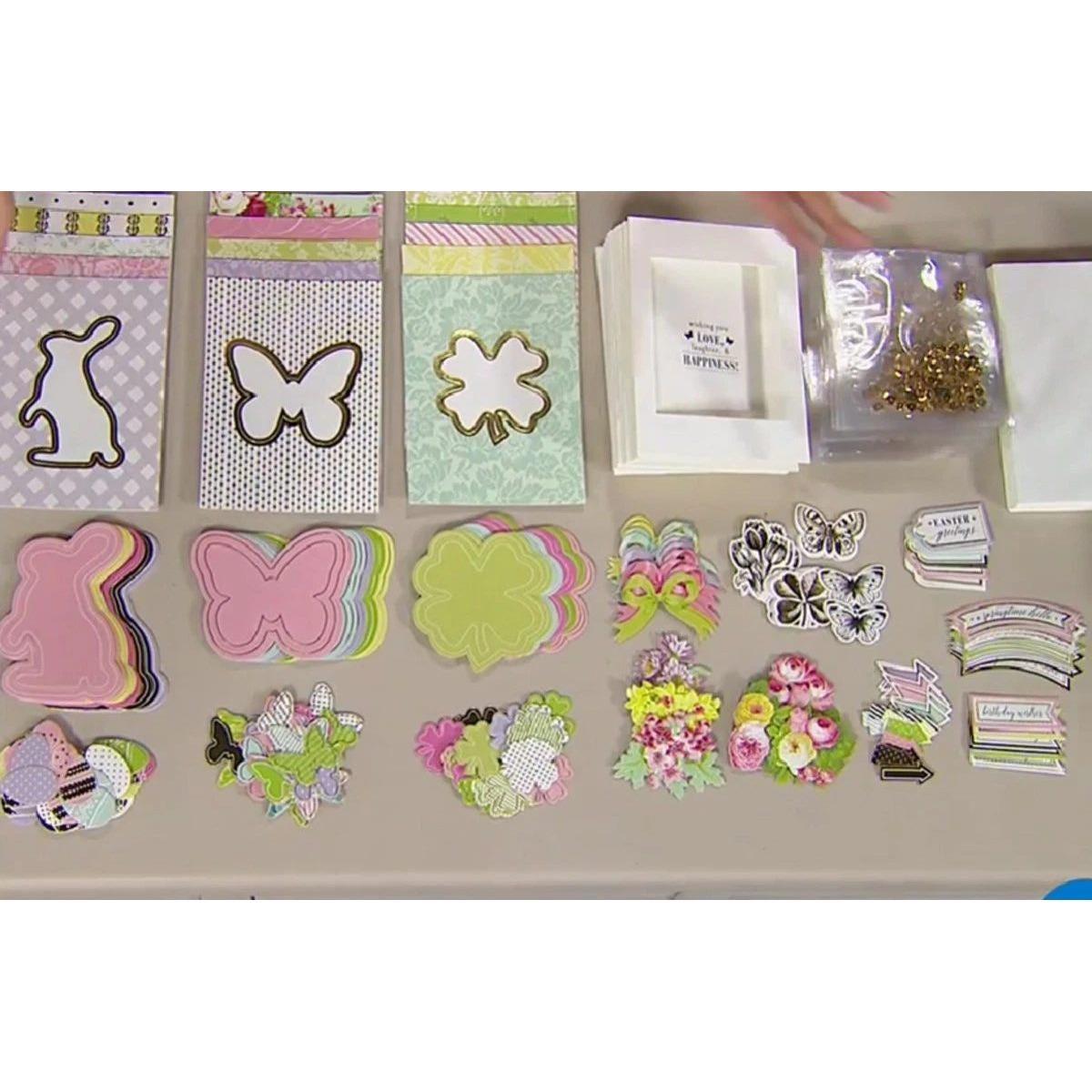 Anna Griffin SPRINGTIME SHAKER Card Kit - Makes 30 Cards *New*0300