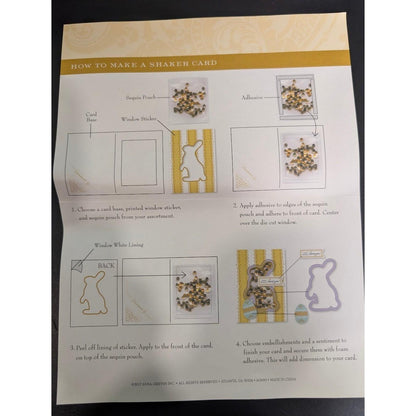 Anna Griffin SPRINGTIME SHAKER Card Kit - Makes 30 Cards *New*0300