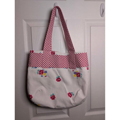 VINTAGE Tablecloth Summertime Upcycled Shoulder Purse! No. 2
