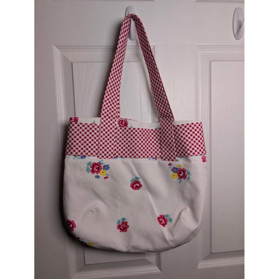 VINTAGE Tablecloth Summertime Repurpose Shoulder Purse! No. 2